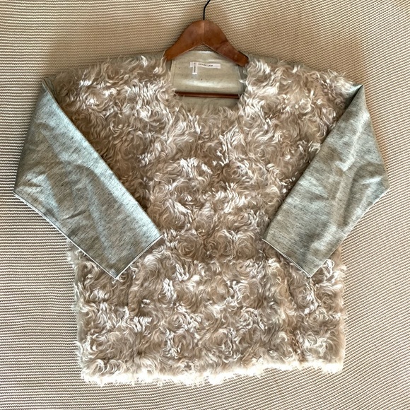 Derek Lam / 10 Crosby - faux mohair sweater with kangaroo pocket - Picture 1 of 9